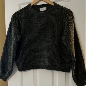 Classic olive  Crew Neck Sweater